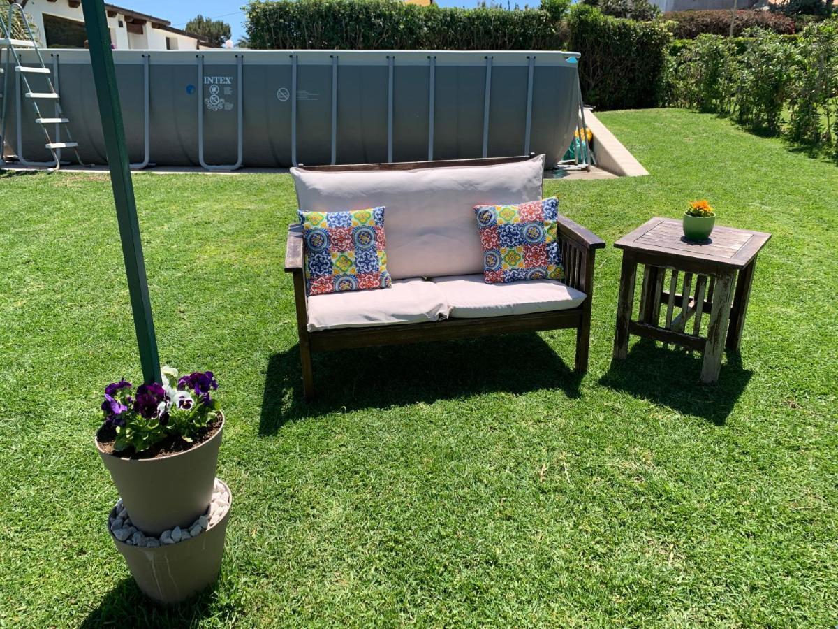 Apartmán Casa Con Piscina E Vista Mare Dal Giardino Fanusa Exteriér fotografie