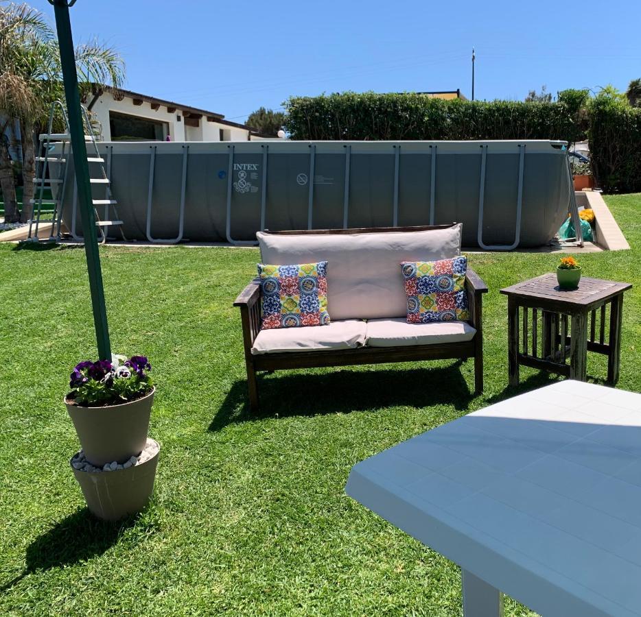 Apartmán Casa Con Piscina E Vista Mare Dal Giardino Fanusa Exteriér fotografie