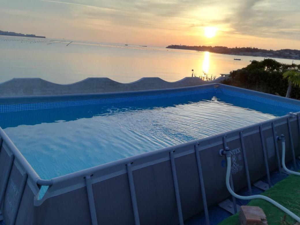 Apartmán Casa Con Piscina E Vista Mare Dal Giardino Fanusa Exteriér fotografie